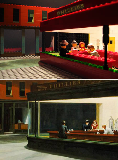 Διάσημοι πίνακες σε μορφή Lego