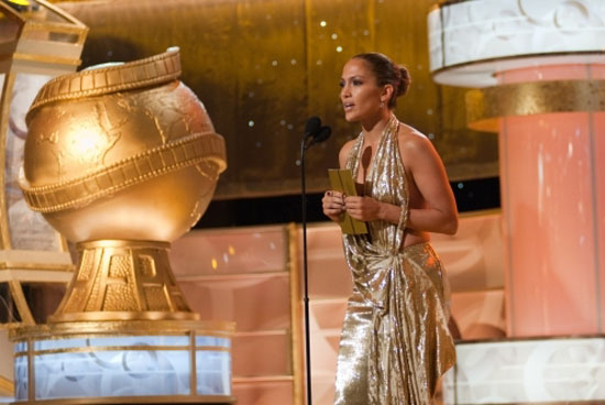 Χρυσές Σφαίρες 2009: Η Jennifer Lopez κάνει απονομή βραβείου