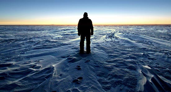 Man In Antarctica