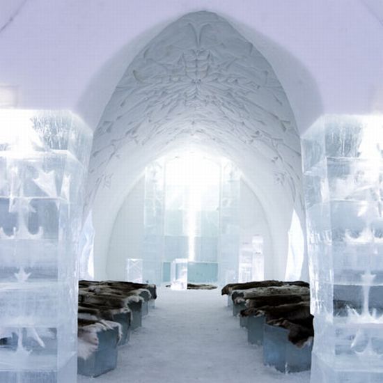 Ξενοδοχείο από πάγο στην Σουηδία