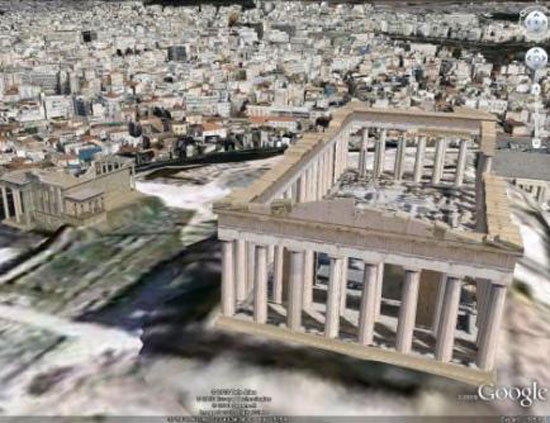 Google Earth: 3D Athens