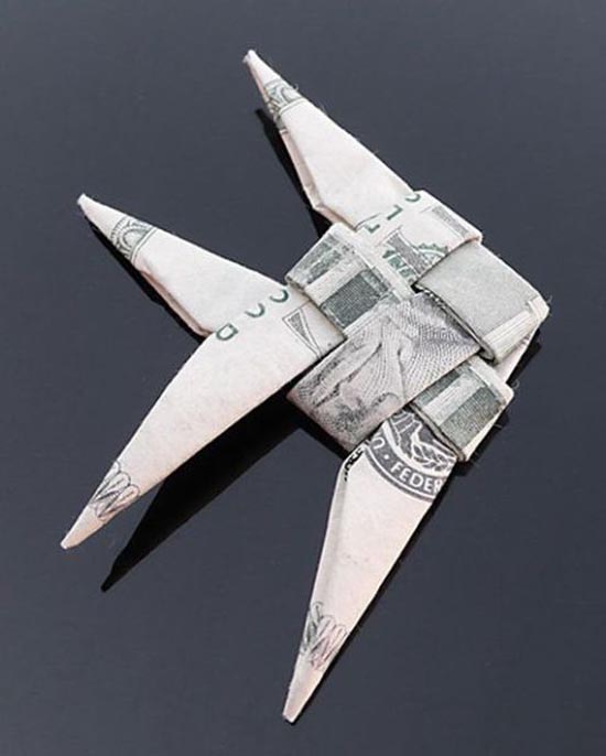 Υπέροχη τέχνη origami με χαρτονομίσματα (31)