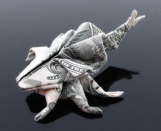 Υπέροχη τέχνη origami με χαρτονομίσματα (33)