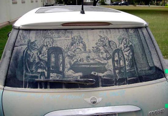 Απίστευτη τέχνη σε σκονισμένα τζάμια αυτοκινήτων (7)