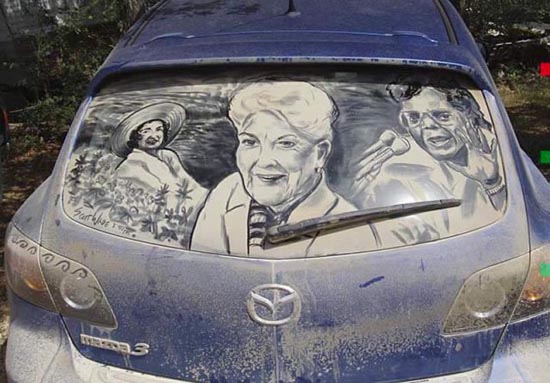 Απίστευτη τέχνη σε σκονισμένα τζάμια αυτοκινήτων (18)