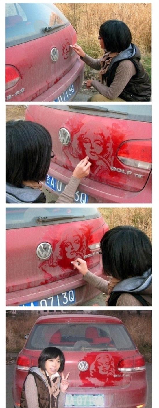 Όταν η σκόνη στο αυτοκίνητο γίνεται τέχνη (2)