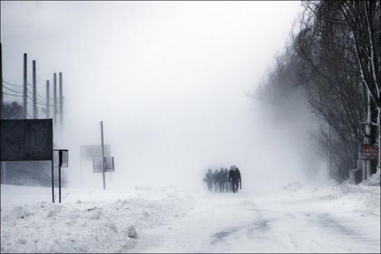 Τρομακτική χιονόπτωση στη Ρουμανία (4)