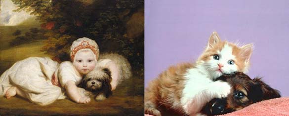 Όταν οι γάτες μιμούνται διάσημους πίνακες ζωγραφικής... (21)