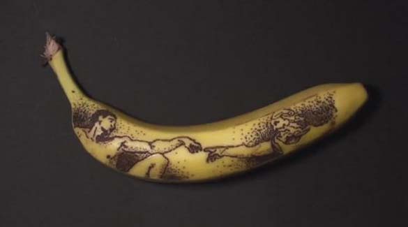 Μετατρέποντας μια μπανάνα σε έργο τέχνης (1)