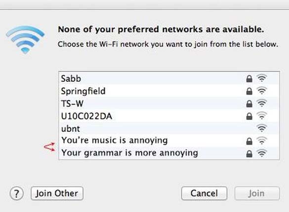 Αστεία και παράξενα ονόματα σε WiFi (4)