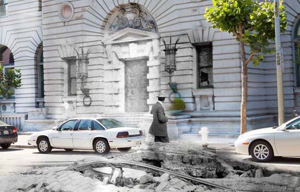 San Francisco μετά τον καταστροφικό σεισμό του 1906 και σήμερα (14)