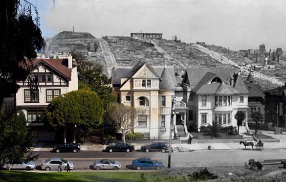 San Francisco μετά τον καταστροφικό σεισμό του 1906 και σήμερα (18)