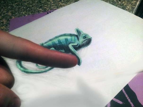 Εκπληκτικές 3D ζωγραφιές που «βγαίνουν» απ' το χαρτί (14)