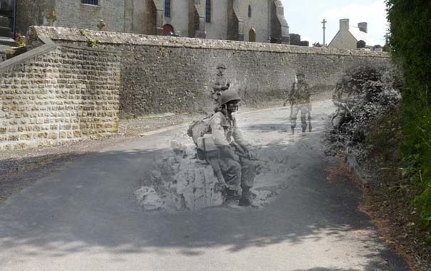 Τότε και τώρα: 9 «στοιχειωμένες» φωτογραφίες του Β' Παγκοσμίου Πολέμου (6)