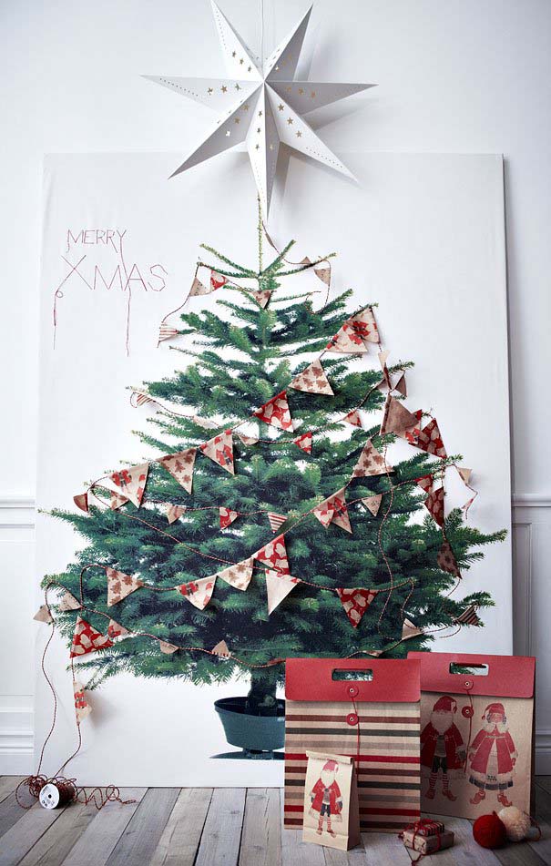 DIY Χριστουγεννιάτικα δέντρα (22)