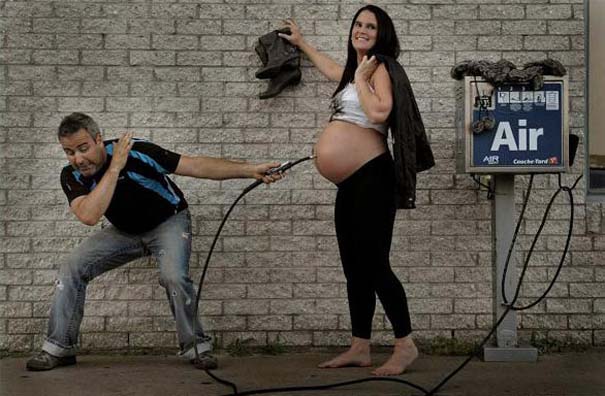 Έξυπνη φωτογράφιση για την πορεία μιας εγκυμοσύνης (4)