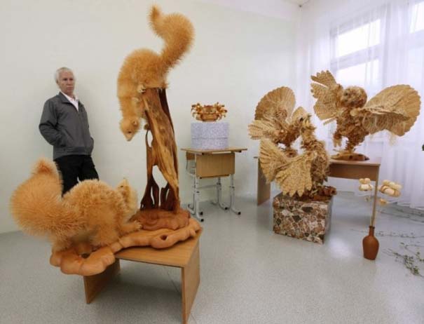 Απίστευτα ρεαλιστικά γλυπτά ζώων από ξύσματα μολυβιού (2)