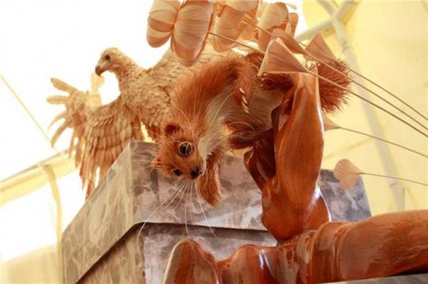 Απίστευτα ρεαλιστικά γλυπτά ζώων από ξύσματα μολυβιού (6)