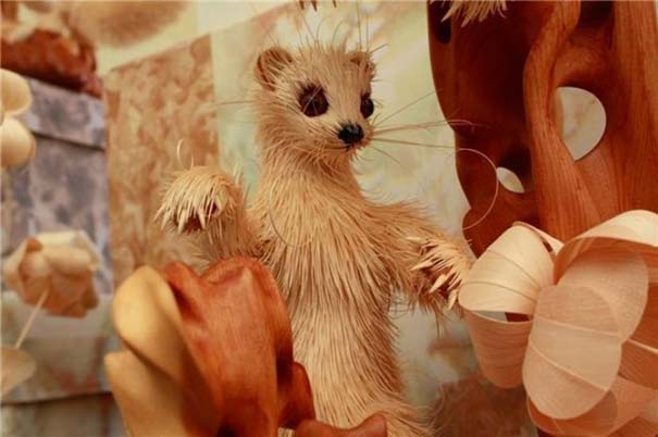 Απίστευτα ρεαλιστικά γλυπτά ζώων από ξύσματα μολυβιού (7)