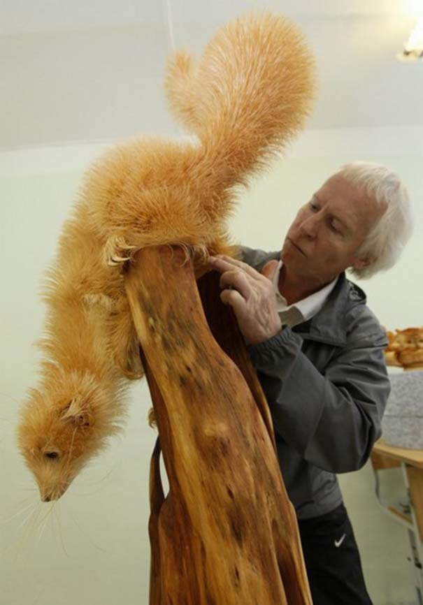Απίστευτα ρεαλιστικά γλυπτά ζώων από ξύσματα μολυβιού (11)