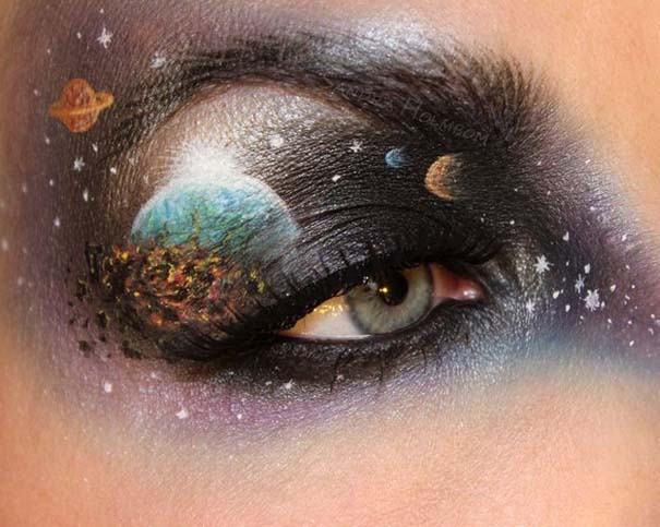 Makeup Artist ζωγραφίζει εκπληκτικές σκηνές στα βλέφαρα της (3)