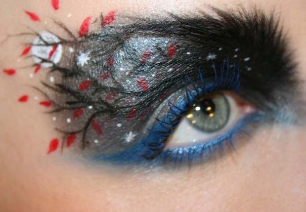 Makeup Artist ζωγραφίζει εκπληκτικές σκηνές στα βλέφαρα της (6)