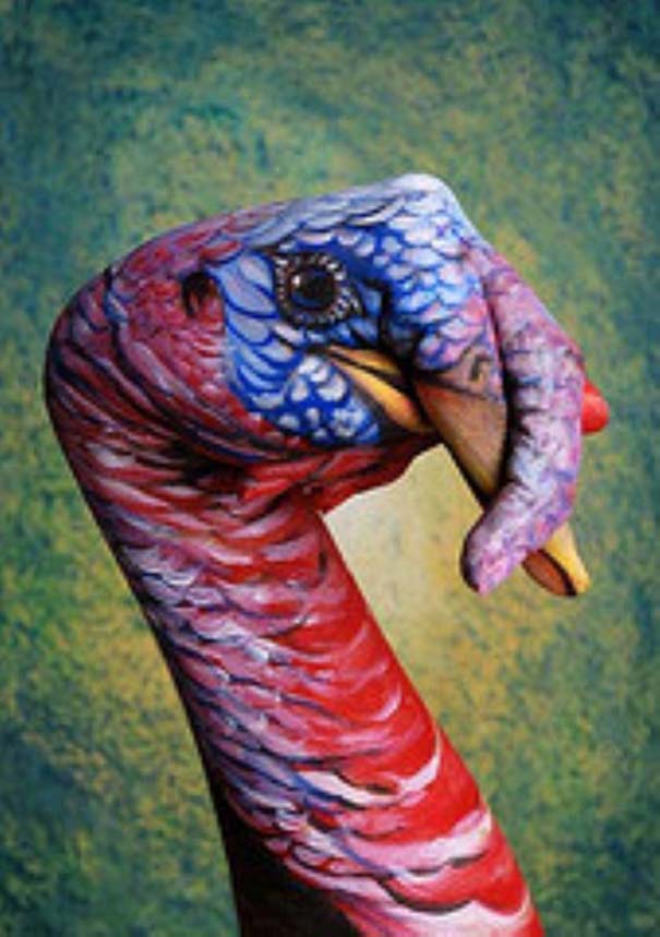 Απίστευτες ζωγραφιές ζώων σε ανθρώπινα χέρια (12)