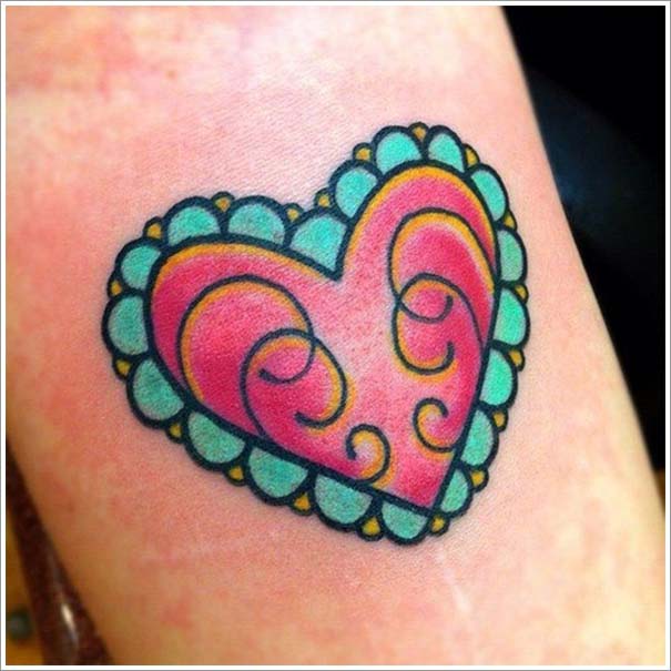 Μοναδικά τατουάζ σε σχήμα καρδιάς (14)