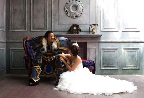 Ζευγάρι έκανε γάμο World Of Warcraft (1)