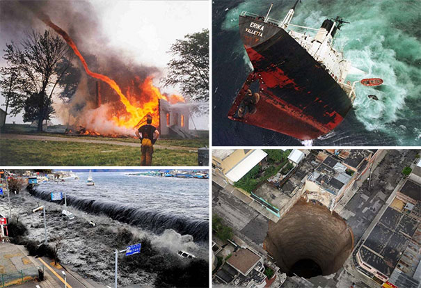 Συγκλονιστικές φωτογραφίες από καταστροφές μεγάλων διαστάσεων