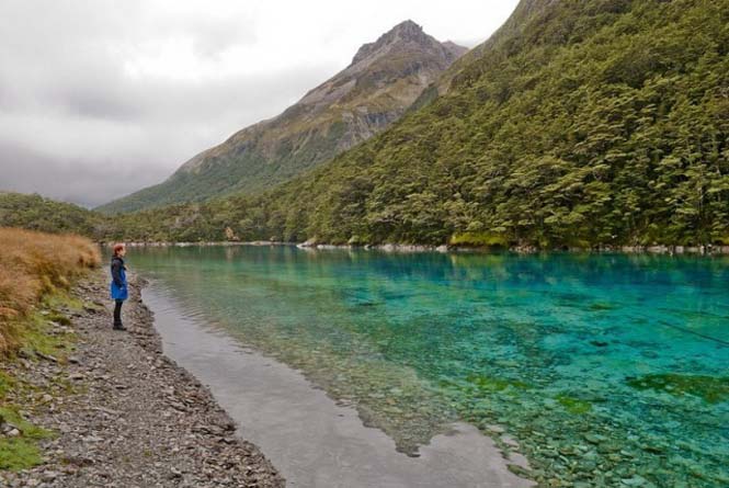 Κρυστάλλινη λίμνη στη Νέα Ζηλανδία (9)