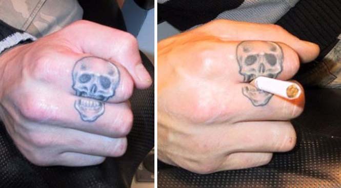 Δημιουργικά τατουάζ που αλληλεπιδρούν με το σώμα! (15)