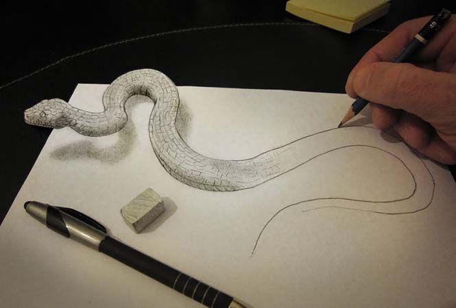 Οι καλύτερες 3D ζωγραφιές με μολύβι (27)