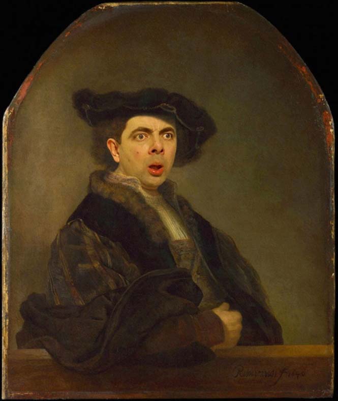 Ο Mr. Bean σε διάσημους πίνακες ζωγραφικής (2)