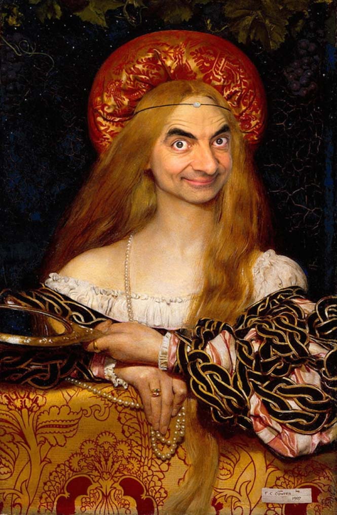 Ο Mr. Bean σε διάσημους πίνακες ζωγραφικής (3)