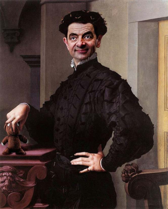Ο Mr. Bean σε διάσημους πίνακες ζωγραφικής (6)