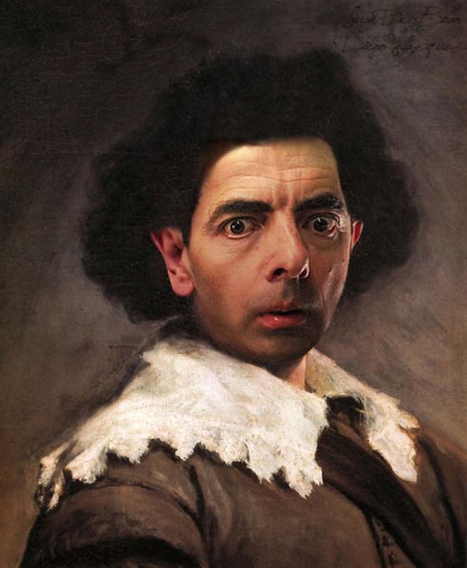 Ο Mr. Bean σε διάσημους πίνακες ζωγραφικής (7)