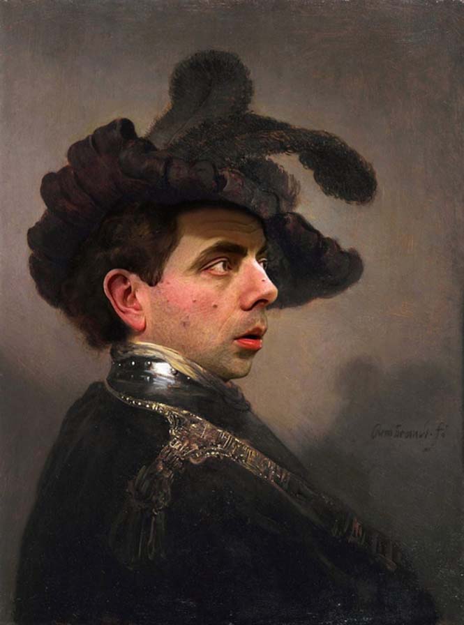 Ο Mr. Bean σε διάσημους πίνακες ζωγραφικής (9)