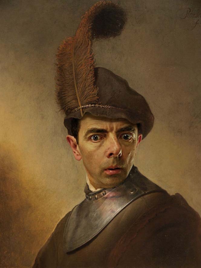 Ο Mr. Bean σε διάσημους πίνακες ζωγραφικής (10)