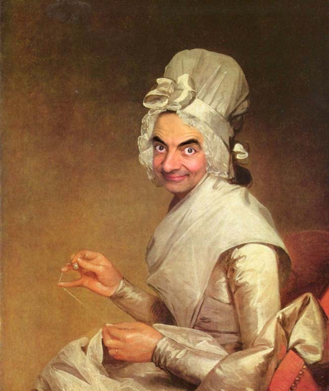 Ο Mr. Bean σε διάσημους πίνακες ζωγραφικής (14)