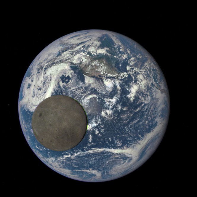 Η NASA κατέγραψε την σκοτεινή πλευρά της Σελήνης καθώς περνούσε μπροστά από την Γη | Φωτογραφία της ημέρας