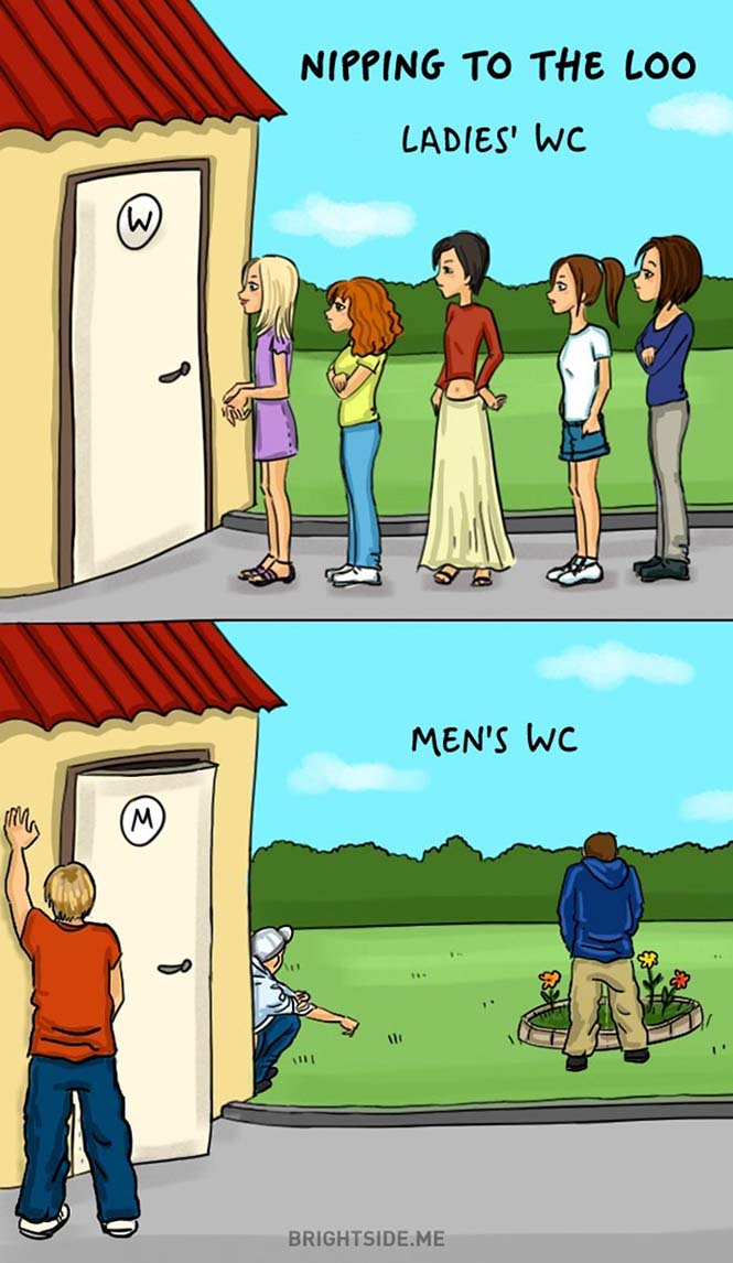 Άνδρες vs Γυναίκες: Οι διαφορές των δύο φύλων σε 14 χιουμοριστικά σκίτσα (14)