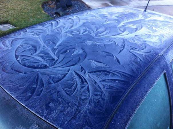 Όταν ο πάγος δημιουργεί απίστευτη τέχνη πάνω σε αυτοκίνητα (15)