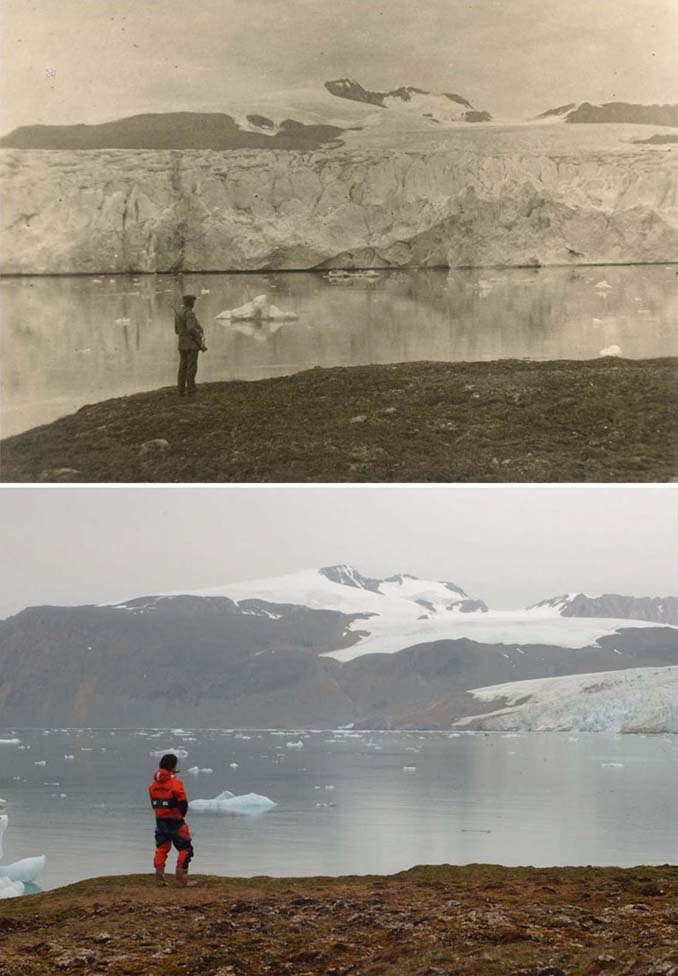 Η κλιματική αλλαγή μέσα από σοκαριστικές φωτογραφίες των παγετώνων της Αρκτικής (2)