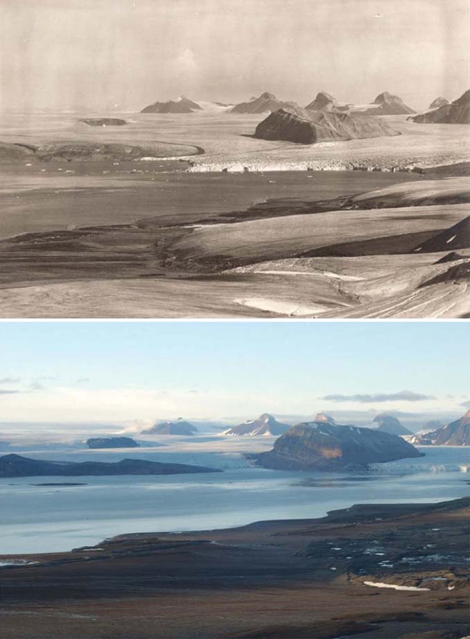 Η κλιματική αλλαγή μέσα από σοκαριστικές φωτογραφίες των παγετώνων της Αρκτικής (6)