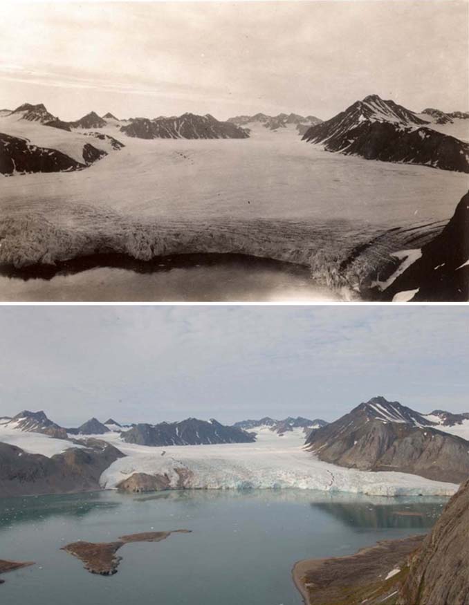 Η κλιματική αλλαγή μέσα από σοκαριστικές φωτογραφίες των παγετώνων της Αρκτικής (7)