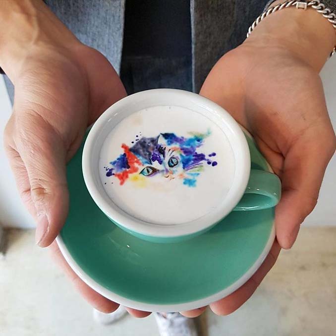 Κορεάτης barista μετατρέπει κούπες καφέ σε απίστευτα έργα τέχνης (14)