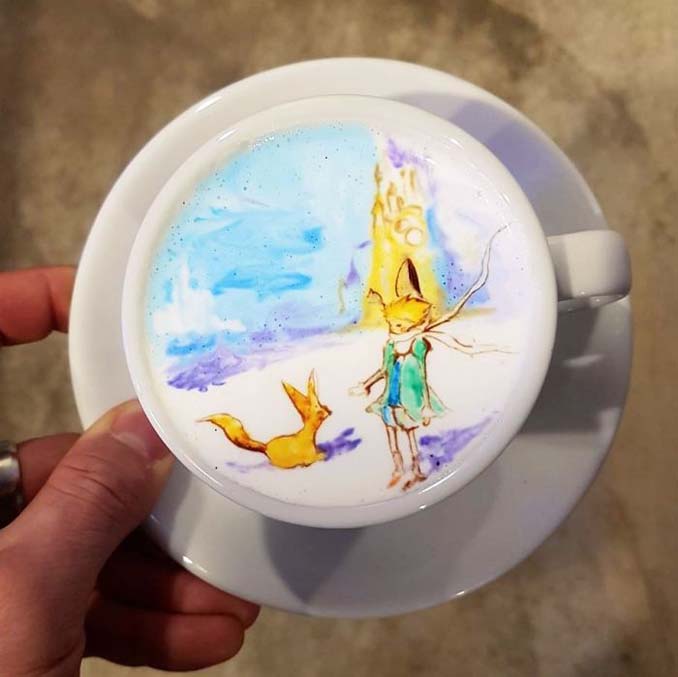 Κορεάτης barista μετατρέπει κούπες καφέ σε απίστευτα έργα τέχνης (29)