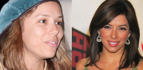 Eva Longoria with or without make up