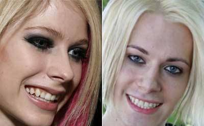 Διασημότητες που μοιάζουν με περίεργα πλάσματα/ Avril Lavigne - Chris Crocker